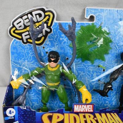 Bend & Flex Marvel Spider-Man vs Doc Ock. Open/Used. Missing Black Spiderweb