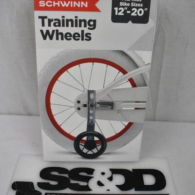 Schwinn Bike Training Wheels - Black: Steel Bracket is Missing
