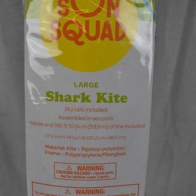 Large Shark Kite - Sun Squad. Complete. Used