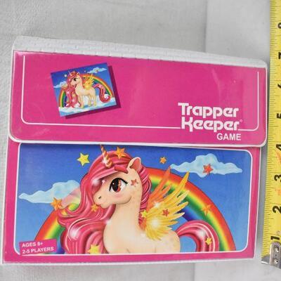 Trapper Keeper Board Game. Missing Playing Cards.