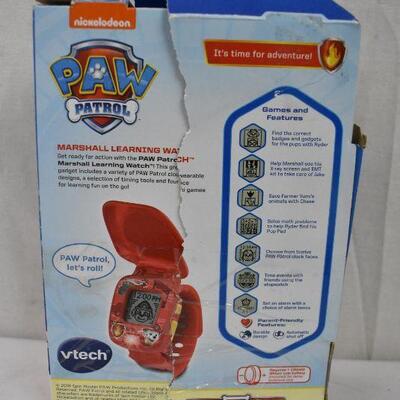 VTech PAW Patrol Learning Watch - Marshall. Untested. Needs a new battery?