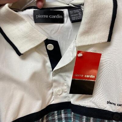 Vintage Pierre Cardin Polo Style Men's Dress Golf Shirt w/ Tags