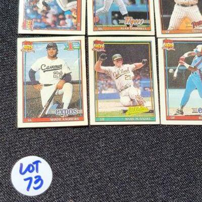 Lot 73: Topps Miniature Baseball Cards