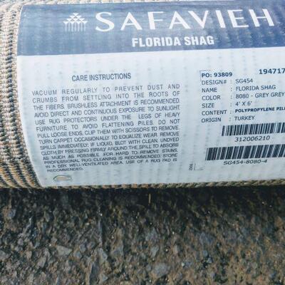 Lot #18 Safavieh Florida Shag Area 4x6 Rug