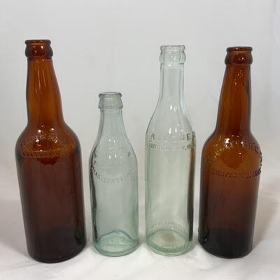-52- VINTAGE | Glass Bottles | Manitowoc | Shawano | Allouez | Wisconsin
