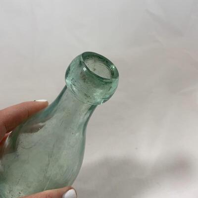 -55- ANTIQUE | 1880s Torpedo Blob-Top Soda Bottle | Round Bottom