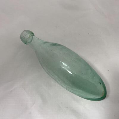 -55- ANTIQUE | 1880s Torpedo Blob-Top Soda Bottle | Round Bottom