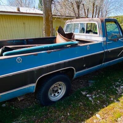 1979 Chevy Cheyenne 20 Camper Special