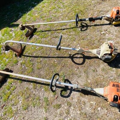 Lot of 3 Stihl Weed-Trimmers