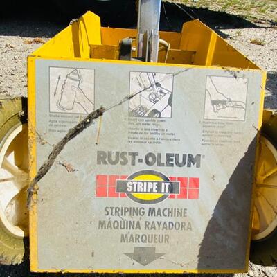 Rust-Oleum Striping Machine