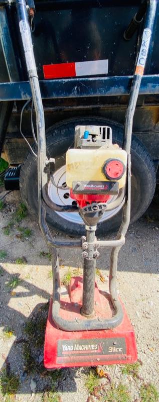 Yard Machine 31cc Tiller EstateSales