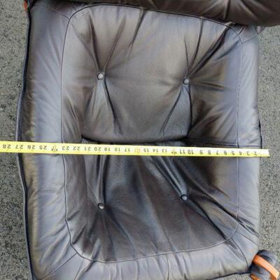 Lot 22 IMG Leather and Wood Chair From Norway