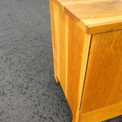 Lot #24 Solid Wood Cabinet Opens from the RIght