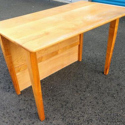 Lot # 29 Solid Wood Desk with Wear on Front Surface