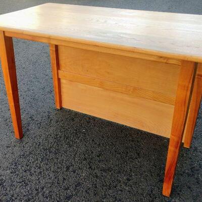 Lot # 29 Solid Wood Desk with Wear on Front Surface