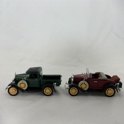 -74- Three Ford Die-Cast Models | Runabout | Model A