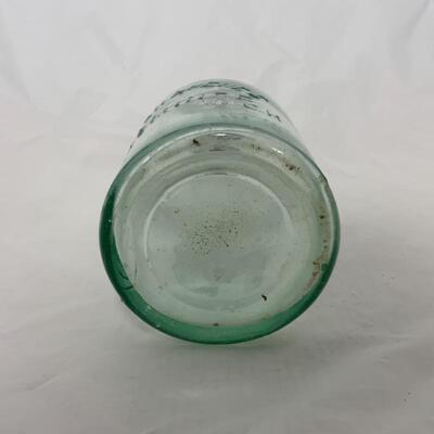 -80- VINTAGE | Leiden & Henes Brewing | Clear Glass Bottle | Menominee, Michigan