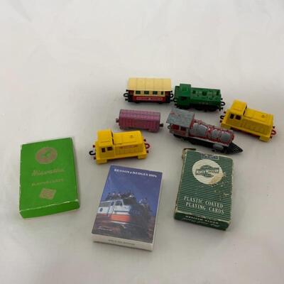 -81- Railroad Playing Cards | Matchbox Train Cars | Lesney | Tootsie