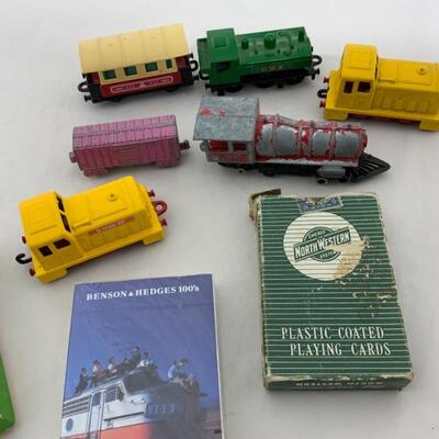 -81- Railroad Playing Cards | Matchbox Train Cars | Lesney | Tootsie