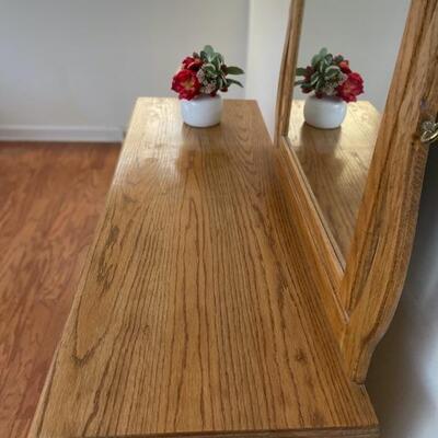 Handcrafted Solid Oak Dresser