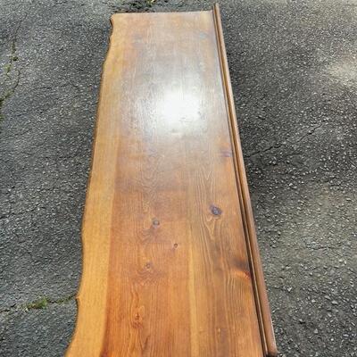 Handcrafted Large Trunk/Bench with Hand Painted Bunny 