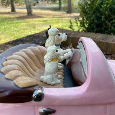 Large Henry Cavanagh Designed Poodle/Roadster Cookie Jar