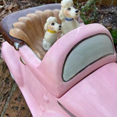 Large Henry Cavanagh Designed Poodle/Roadster Cookie Jar