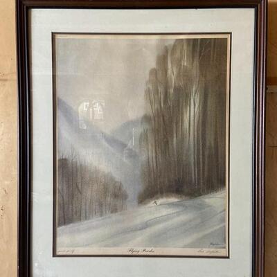 Bill Alexander "Flying Powder" Proof Print