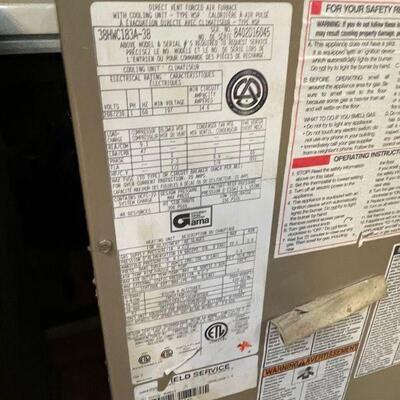 Lennox 38HWC183A-3B Furnace/cooling unit (NEW)