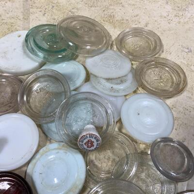 -100- Canning Jar Collectorâ€™s Paradise! | Milk Glass | Lids