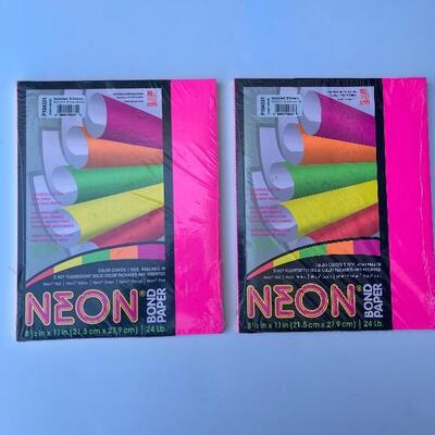 Two High Quality Neon Bond Paper Packs