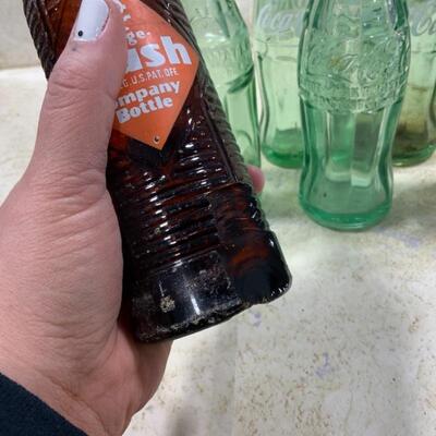 -108- VINTAGE | Soda Bottles | Coca-Cola | Crush | Soda Water