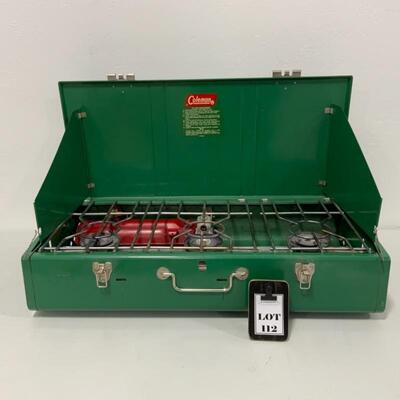 -112- COLEMAN | Three Burner Camp Stove 426D | Travel | Cooking