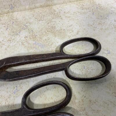 -117- VINTAGE | Three Heavy Duty Shears | Stanley Brace Drill