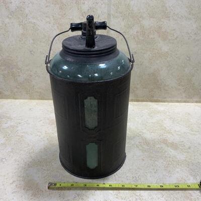 -120- ANTIQUE | Glass Gas Can | Dandy | Kerosene | 1 Gallon
