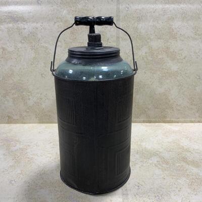 -120- ANTIQUE | Glass Gas Can | Dandy | Kerosene | 1 Gallon