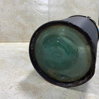 -120- ANTIQUE | Glass Gas Can | Dandy | Kerosene | 1 Gallon