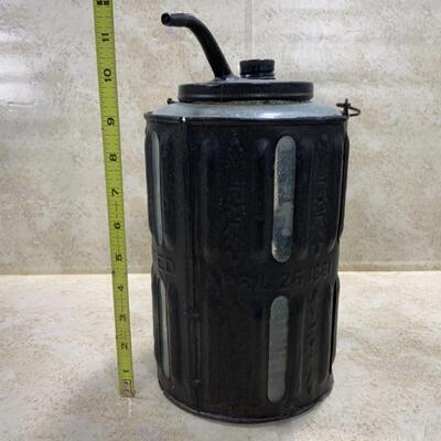 -121- ANTIQUE | Glass Daisy Gas Can | Patent 1881