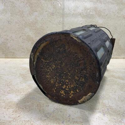 -121- ANTIQUE | Glass Daisy Gas Can | Patent 1881