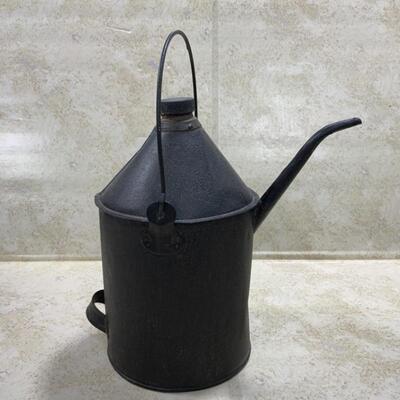 -122- VINTAGE | Mini Dunlap Brass Blow Torch | 1 Gallon Metal Gas Can