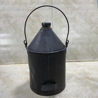 -122- VINTAGE | Mini Dunlap Brass Blow Torch | 1 Gallon Metal Gas Can