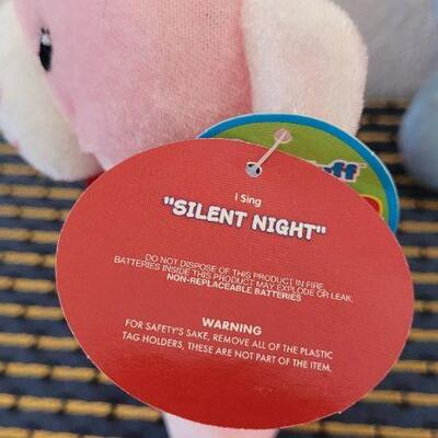 Lot 25: (2) New Stuffed Animals SILENT NIGHT 