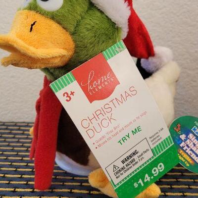 Lot 28: (3) New Christmas Stuffed Animals 