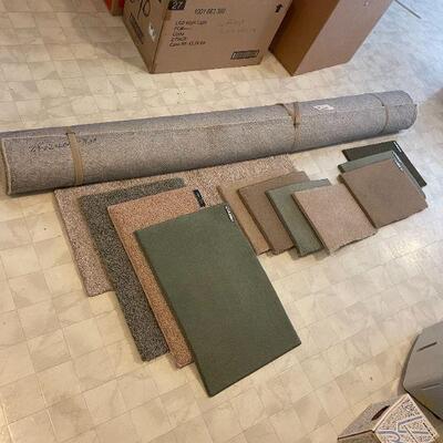 Lot 8 - Large wool carpet and misc. carpets and pieces