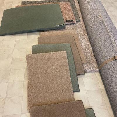 Lot 8 - Large wool carpet and misc. carpets and pieces