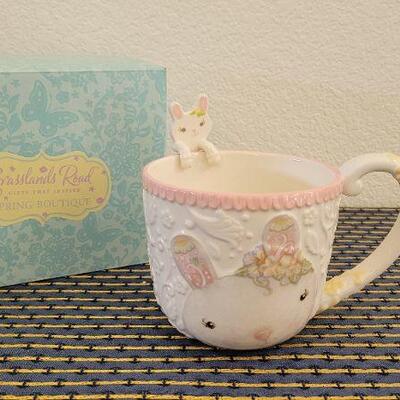 Lot 34: New Hallmark Spring Deco Mug w/ Spoon