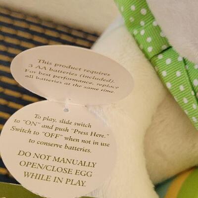 Lot 36: New Hallmark Rocking Rabbit
