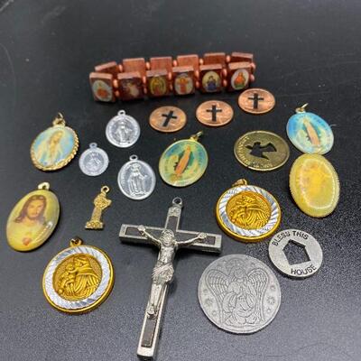 Lot of Various Religious Charms and Pendants
