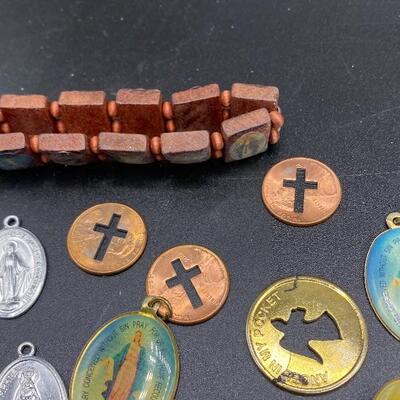 Lot of Various Religious Charms and Pendants