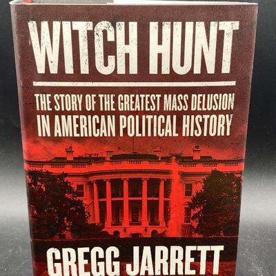 WITCH HUNT by Gregg Jarrett Hardback book Donald Trump Politics